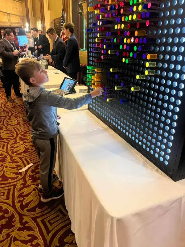 Giant Interactive Light Wall, Half Size Interactive Light Wall - Image 5